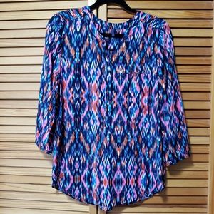 NYDJ Henley Blouse